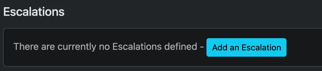 Add escalation